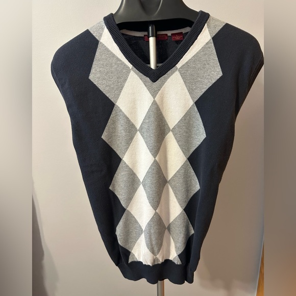Men’s American Blue Sweater Vest - Picture 1 of 1